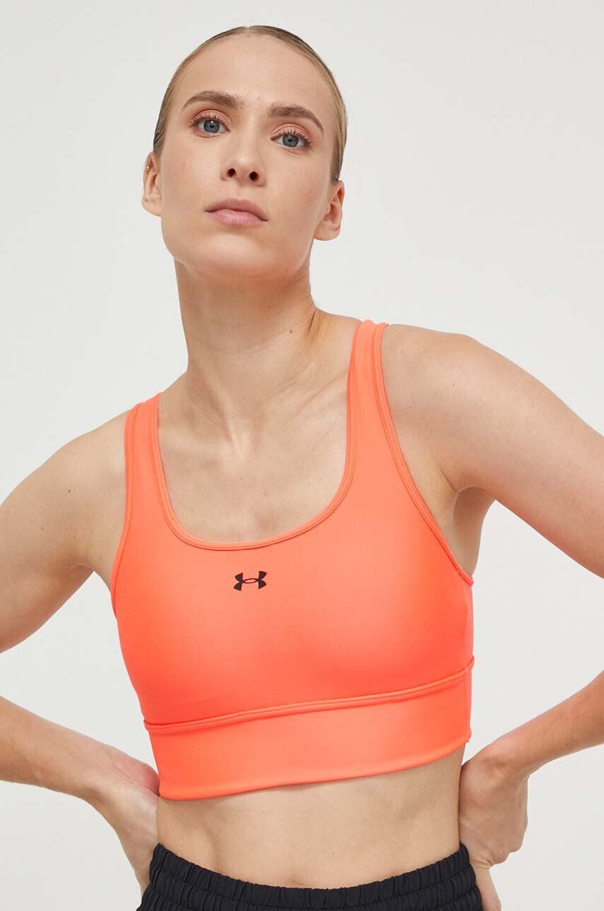 Under Armour Športová podprsenka Crossback oranžová farba jednofarebná - Pepit.sk