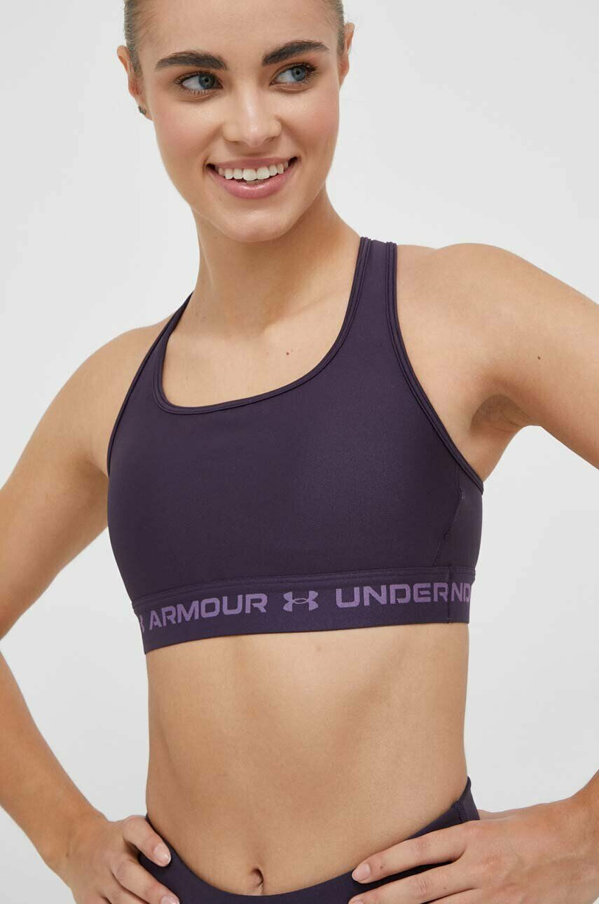 Under Armour Športová podprsenka Crossback 1361034-001 tmavomodrá farba - Pepit.sk