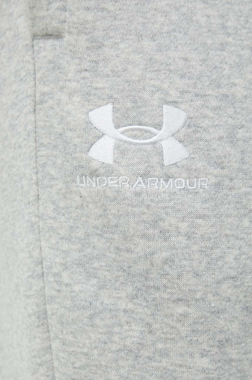 Under Armour Tepláky pánske šedá farba jednofarebné - Pepit.sk