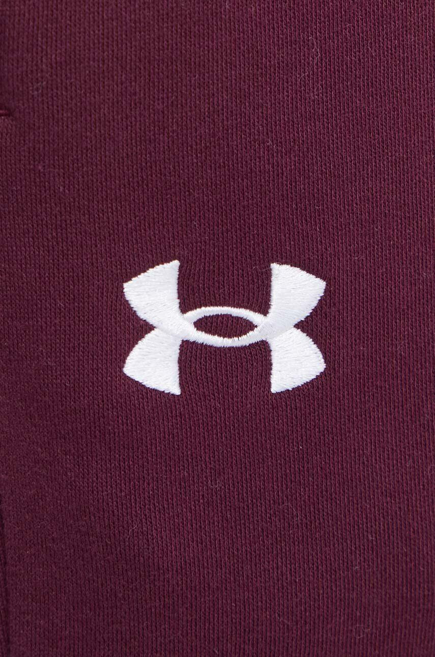 Under Armour Tepláky bordová farba jednofarebné - Pepit.sk