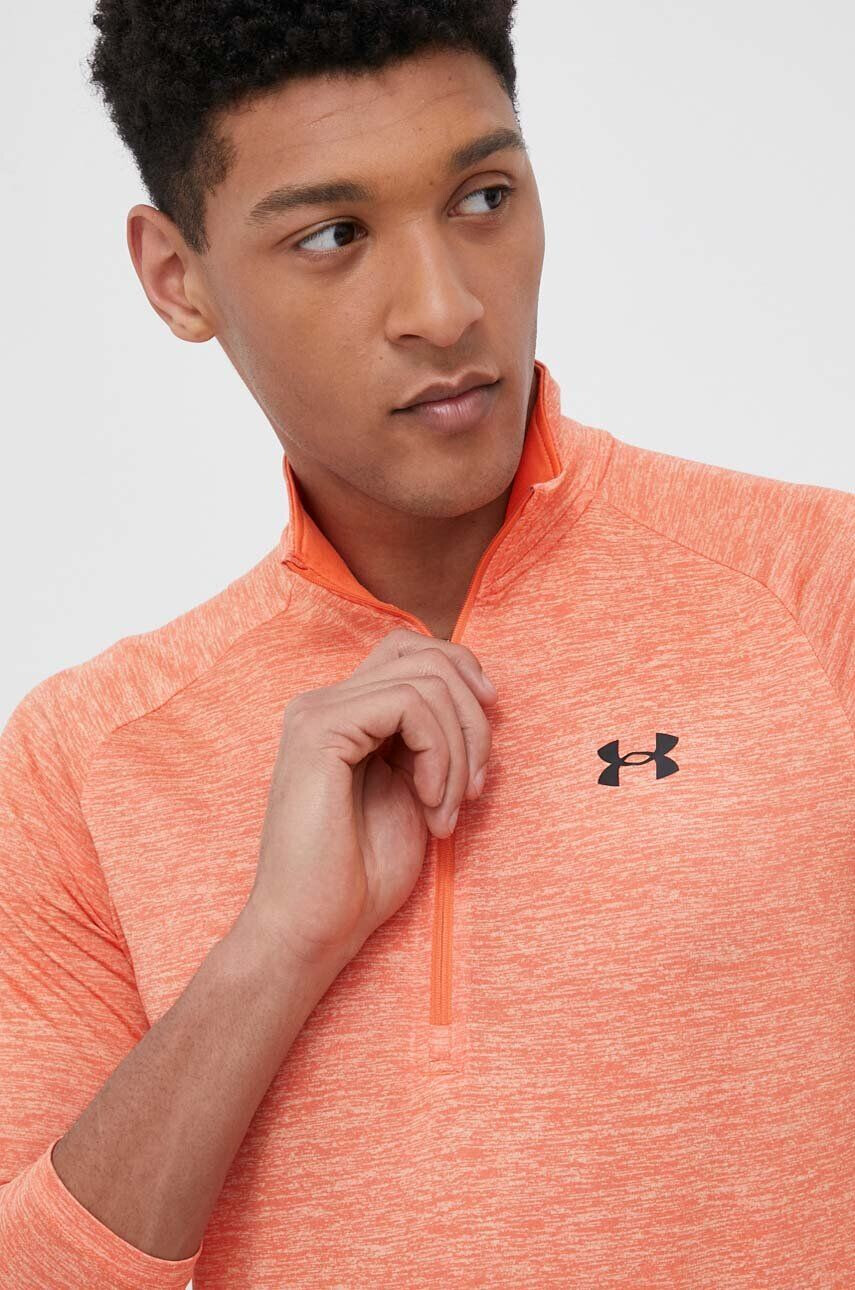 Under Armour Tréningová mikina Tech 2.0 oranžová farba melanžová - Pepit.sk