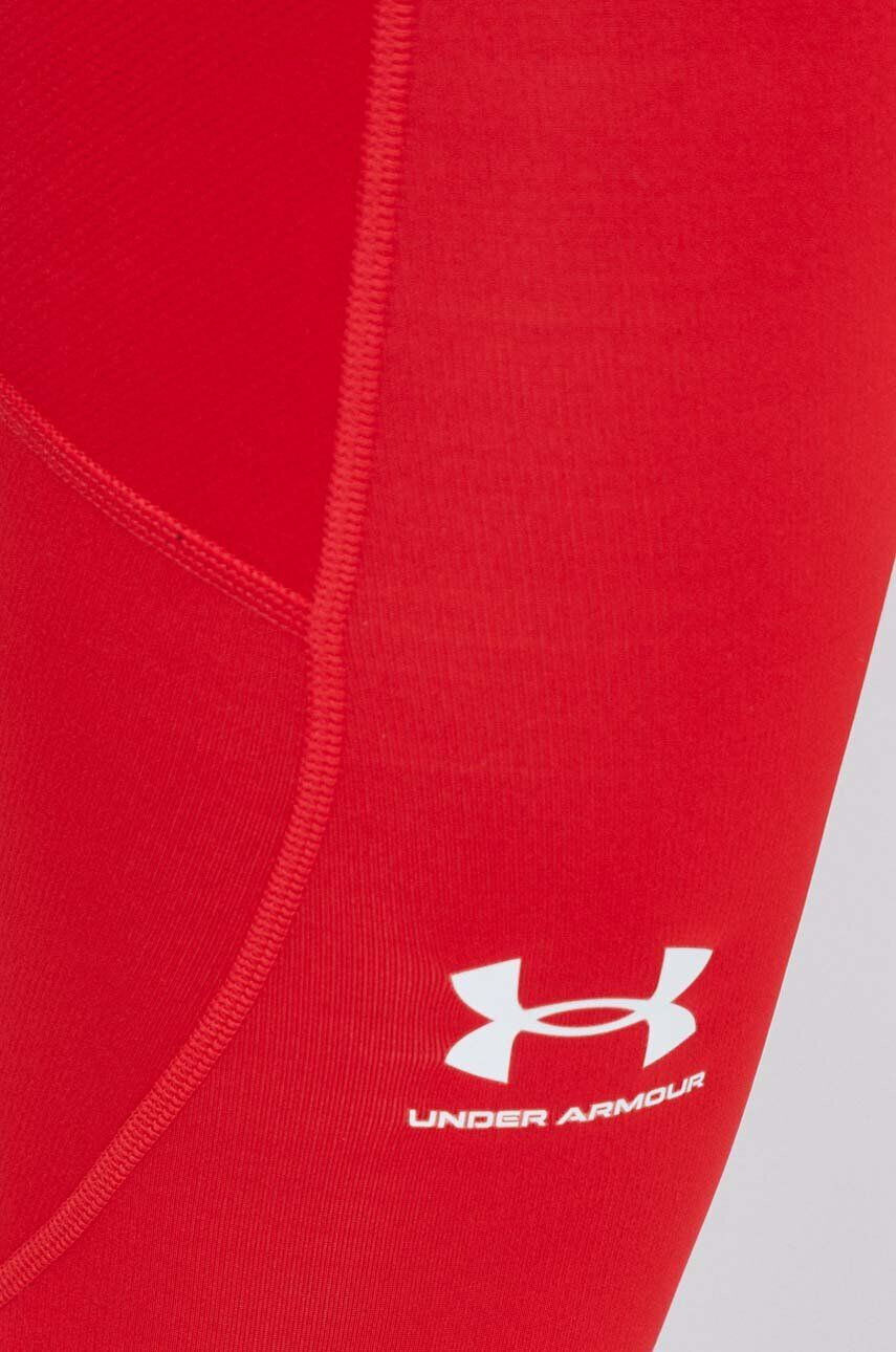 Under Armour Tréningové legíny červená farba jednofarebné - Pepit.sk