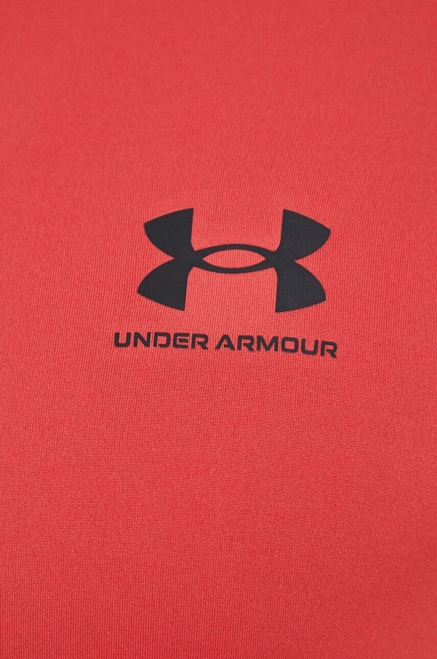 Under Armour Tréningové tričko s dlhým rukávom bordová farba jednofarebný - Pepit.sk