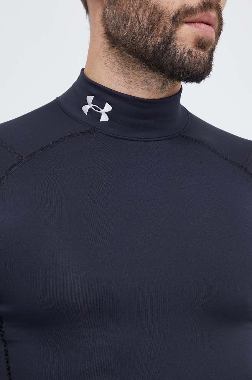 Under Armour Tréningové tričko s dlhým rukávom ColdGear Compression čierna farba jednofarebné - Pepit.sk