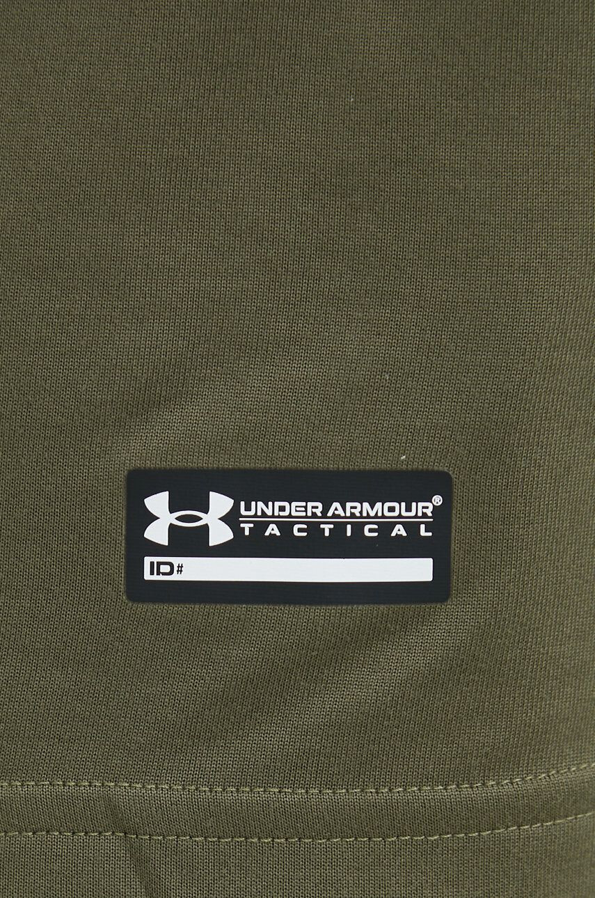 Under Armour Tréningové tričko s dlhým rukávom Tactical zelená farba jednofarebné - Pepit.sk