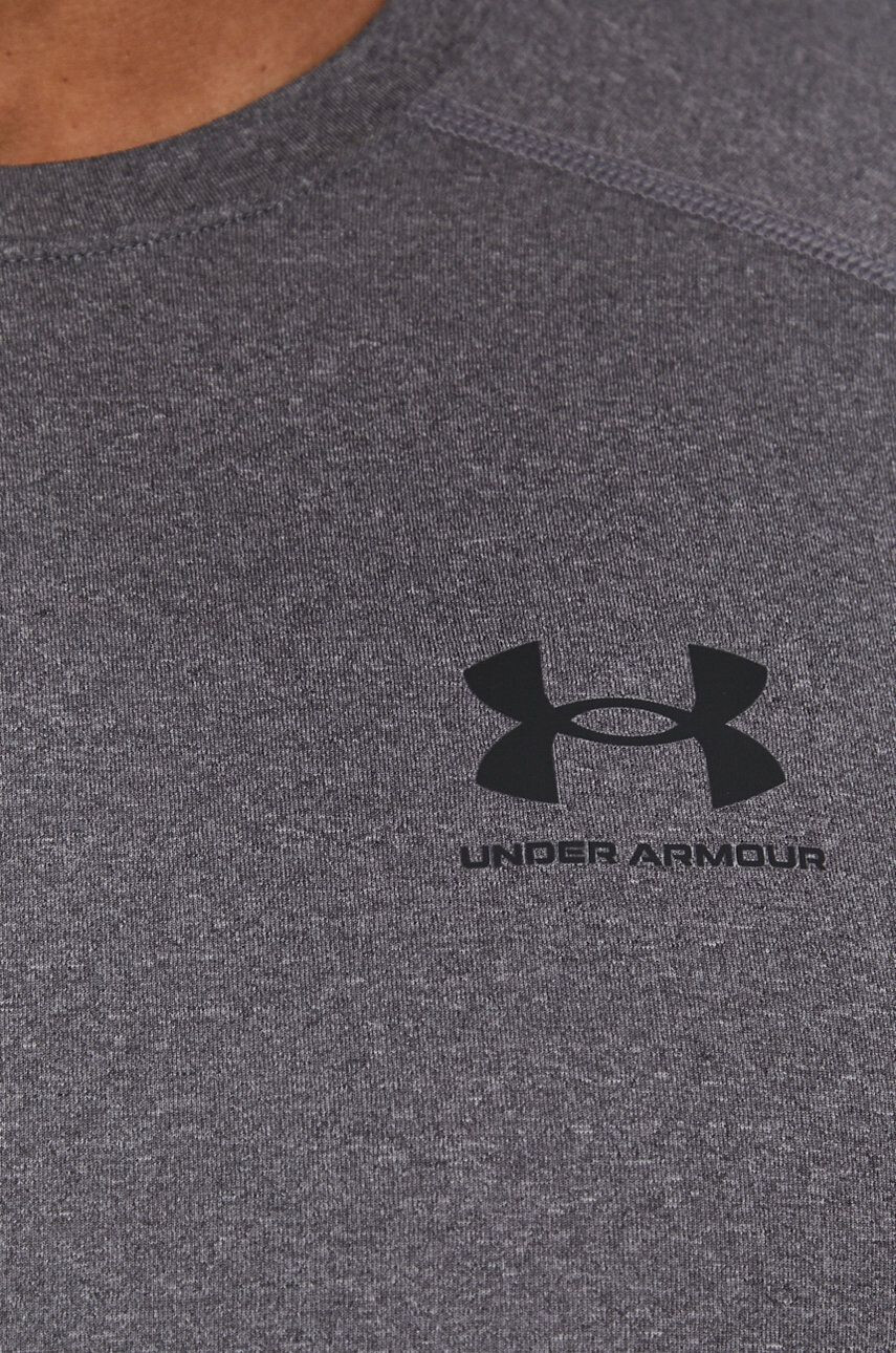 Under Armour Tréningové tričko s dlhým rukávom šedá farba jednofarebný - Pepit.sk