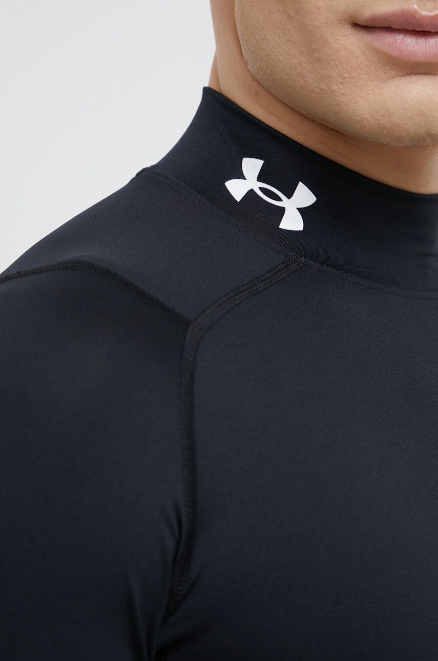 Under Armour Tričko s dlhým rukávom 1369606 pánske čierna farba jednofarebné - Pepit.sk