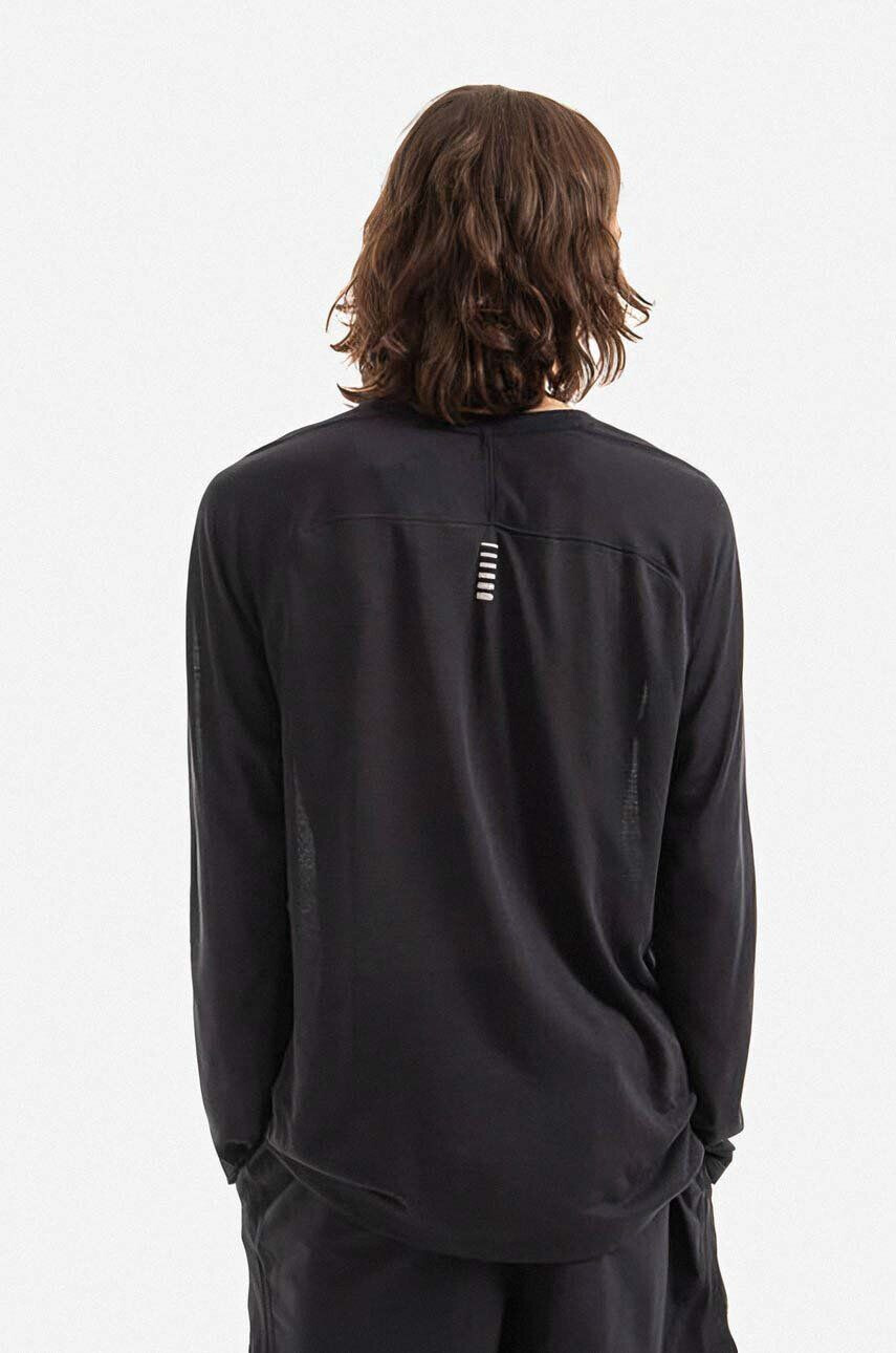 Under Armour Tričko s dlhým rukávom Streaker Longsleeve 1370322-001 pánske čierna farba jednofarebné - Pepit.sk