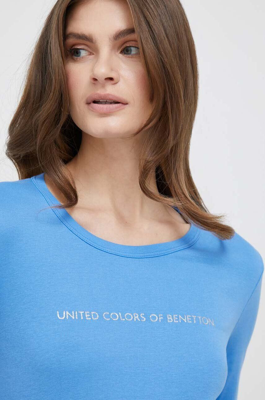 United Colors of Benetton Bavlnené tričko s dlhým rukávom - Pepit.sk