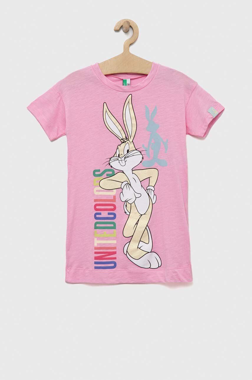 United Colors of Benetton Detská bavlnená nočná košeľa X Looney Tunes - Pepit.sk