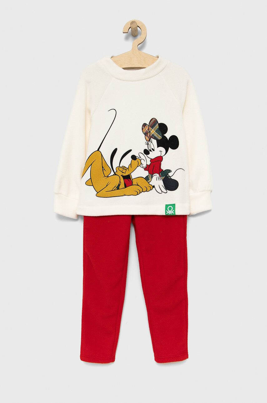 United Colors of Benetton Detské pyžamo x Disney béžová farba vzorované - Pepit.sk