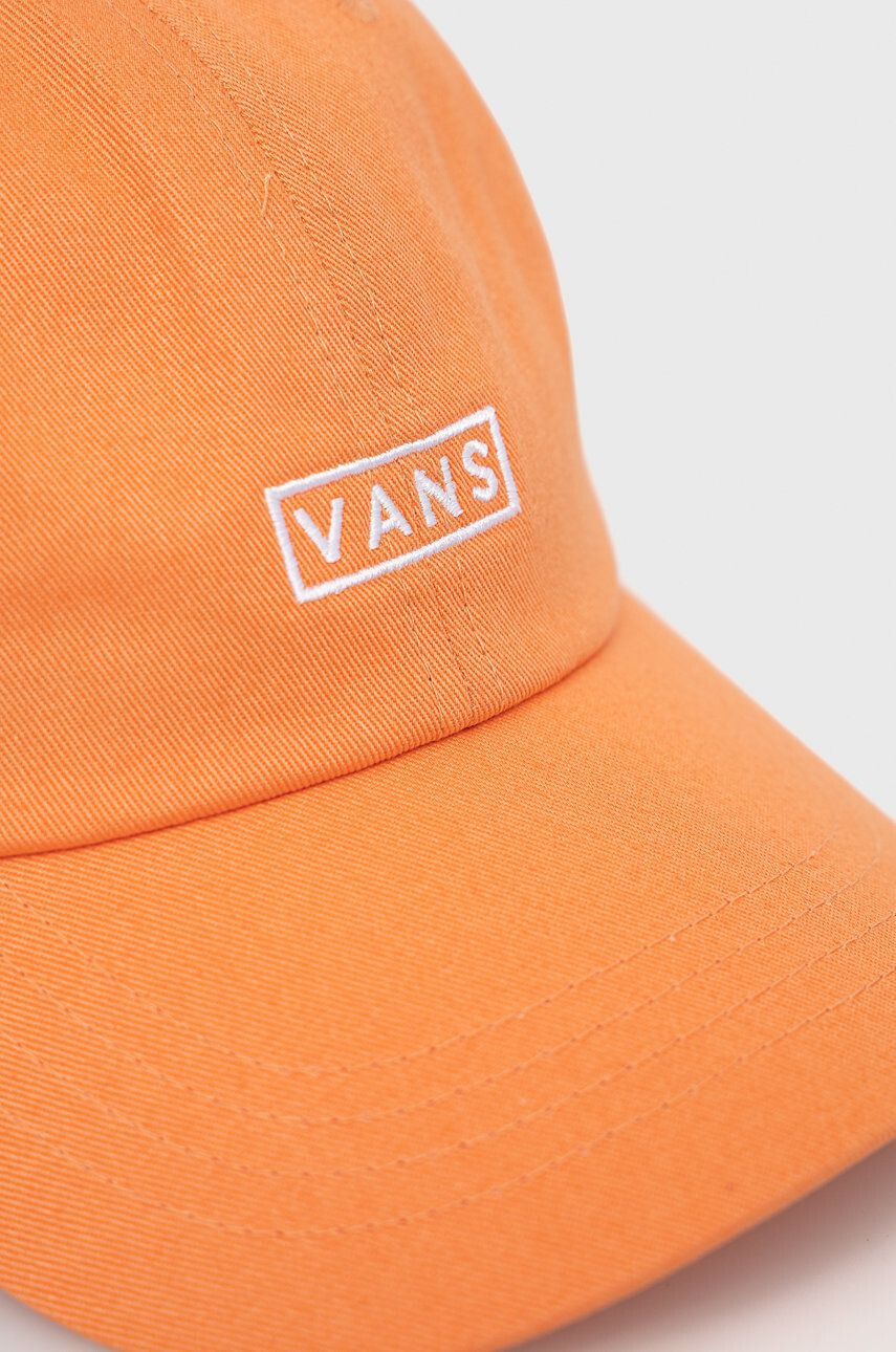 Vans Bavlnená čiapka VN0A36IUYST1-MELON oranžová farba s nášivkou - Pepit.sk