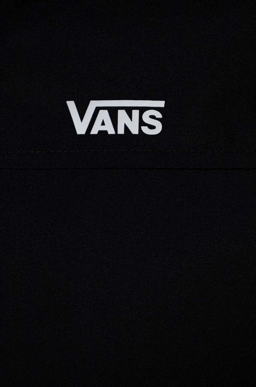 Vans Detská bunda GR GIRLS KASTLE CLASSIC WINDBREAKER VN0A53OXY281 čierna farba - Pepit.sk