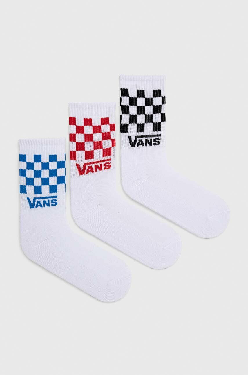 Vans Detské ponožky BY CHECK SOCKS (16 3PK ROX BLACK 3-pak - Pepit.sk