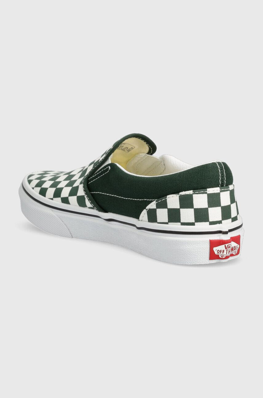 Vans Detské tenisky JN Classic Slip-On zelená farba - Pepit.sk