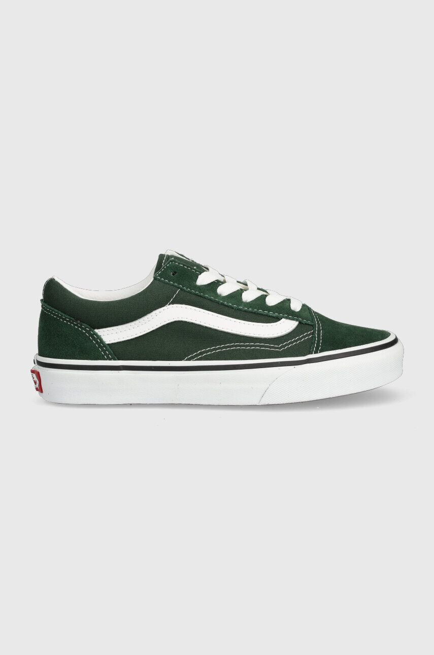 Vans Detské tenisky JN Old Skool zelená farba - Pepit.sk