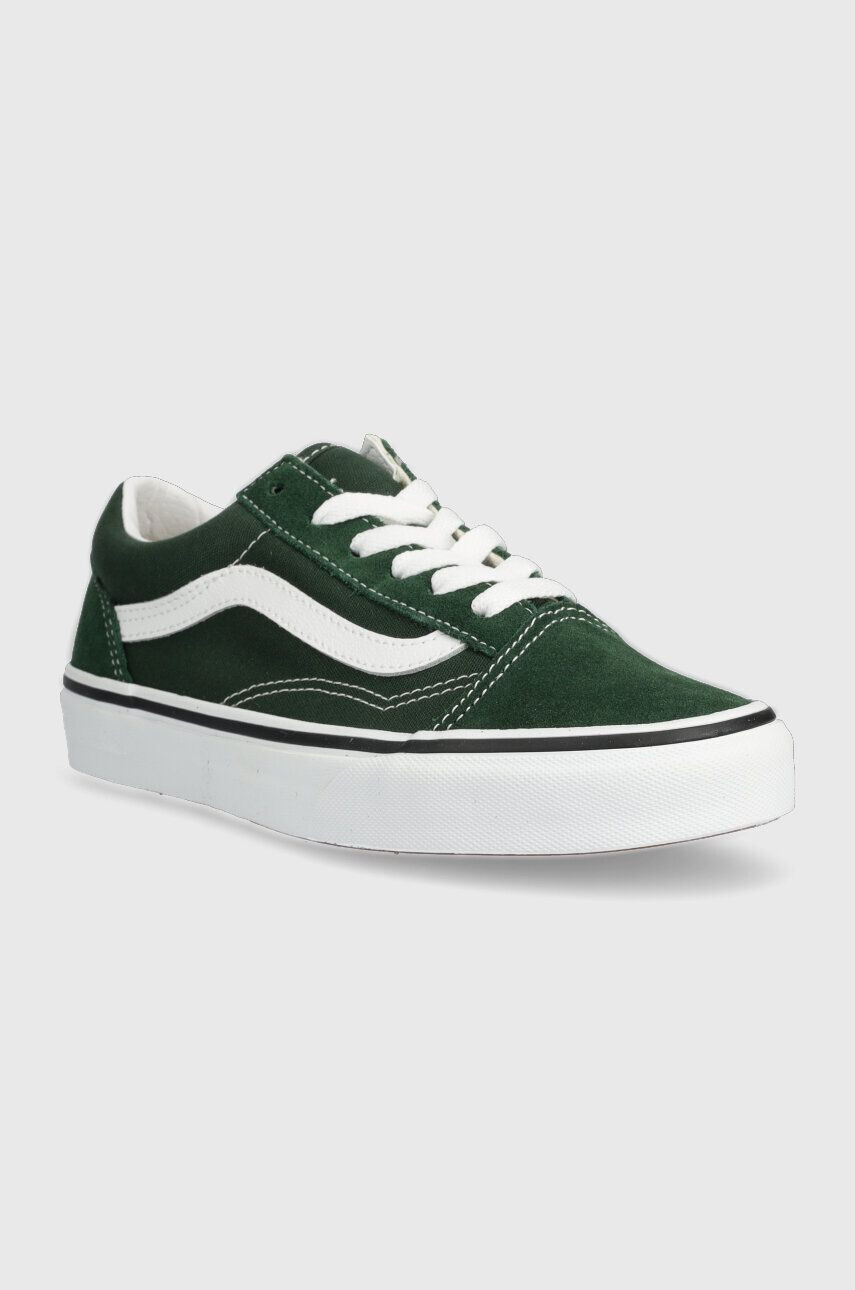 Vans Detské tenisky JN Old Skool zelená farba - Pepit.sk