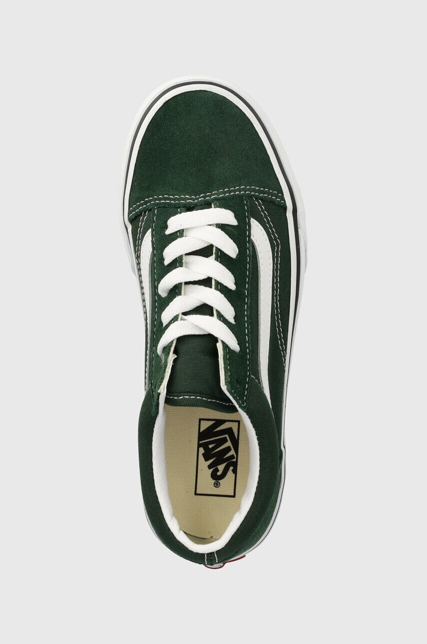 Vans Detské tenisky JN Old Skool zelená farba - Pepit.sk