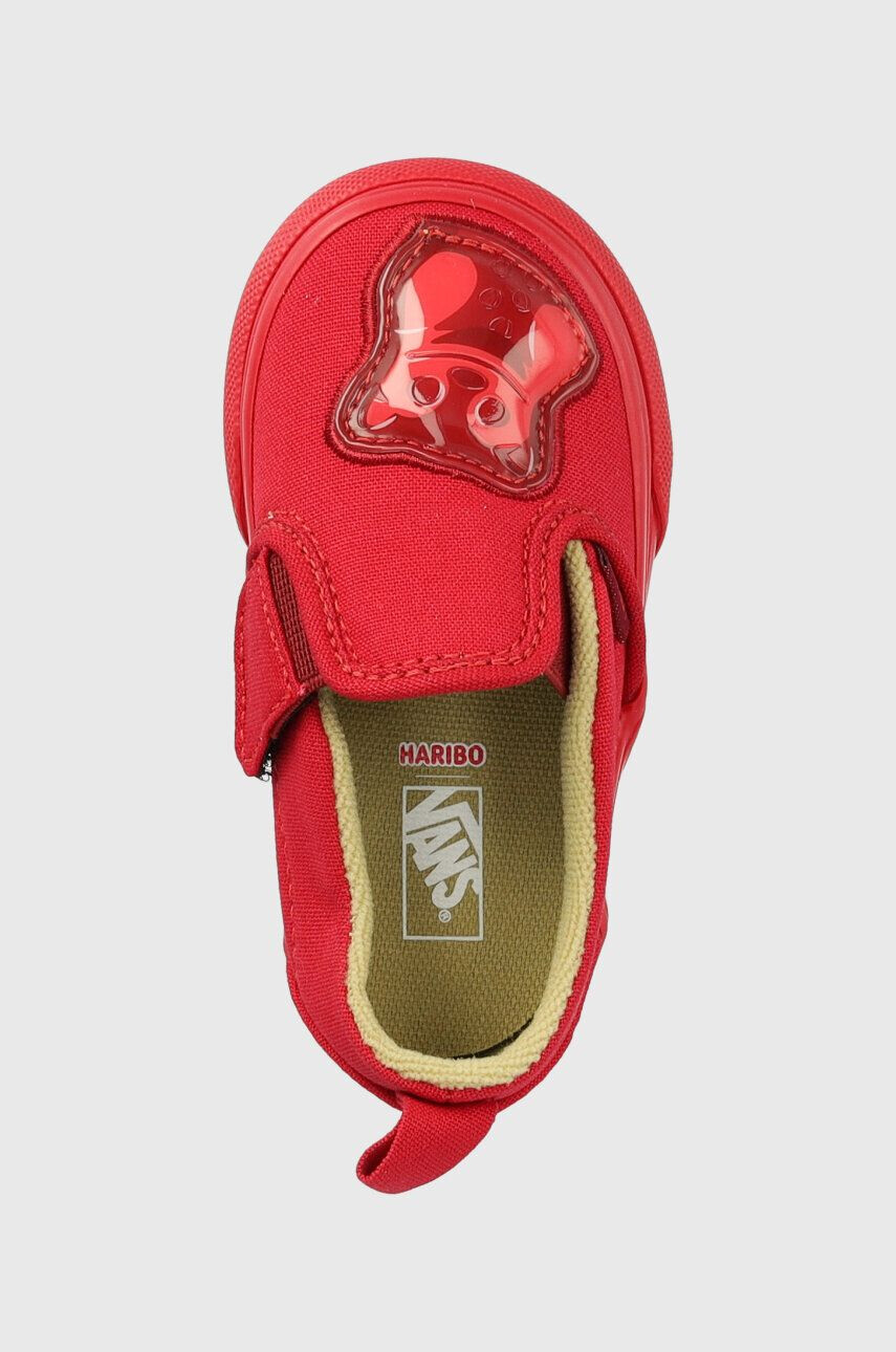 Vans Detské tenisky Slip-On V HARIBO HARB GOLD červená farba - Pepit.sk