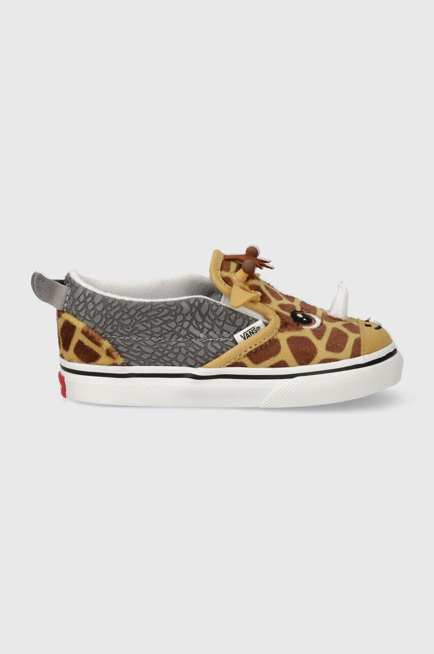 Vans Detské tenisky Slip-On V Rinoceraffe VN000BVAC0V1 žltá farba - Pepit.sk