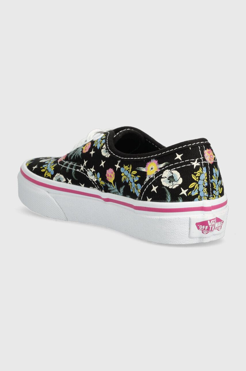 Vans Detské tenisky UY Authentic FLRL BLACK čierna farba - Pepit.sk