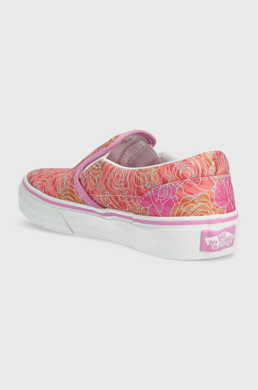 Vans Detské tenisky UY Classic Slip On CTHR CHBD TRDWN oranžová farba - Pepit.sk