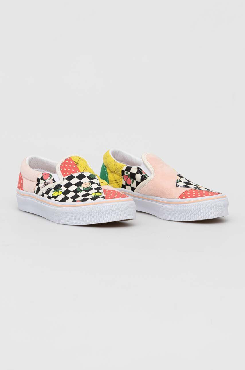 Vans Detské tenisky UY Classic Slip On Patch FRTC MDGRE - Pepit.sk