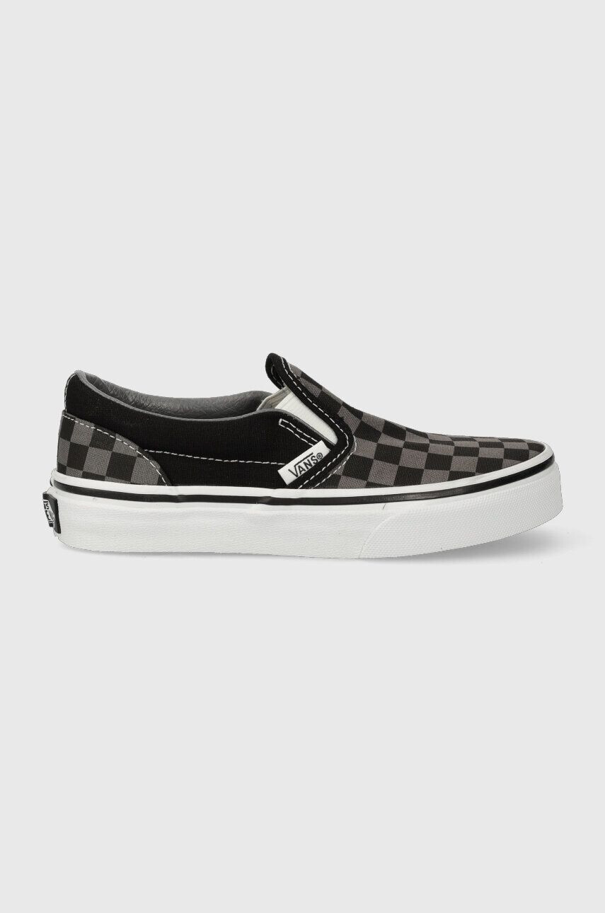 Vans Detské tenisky UY Classic Slip-On VN000ZBUEO01 šedá farba - Pepit.sk