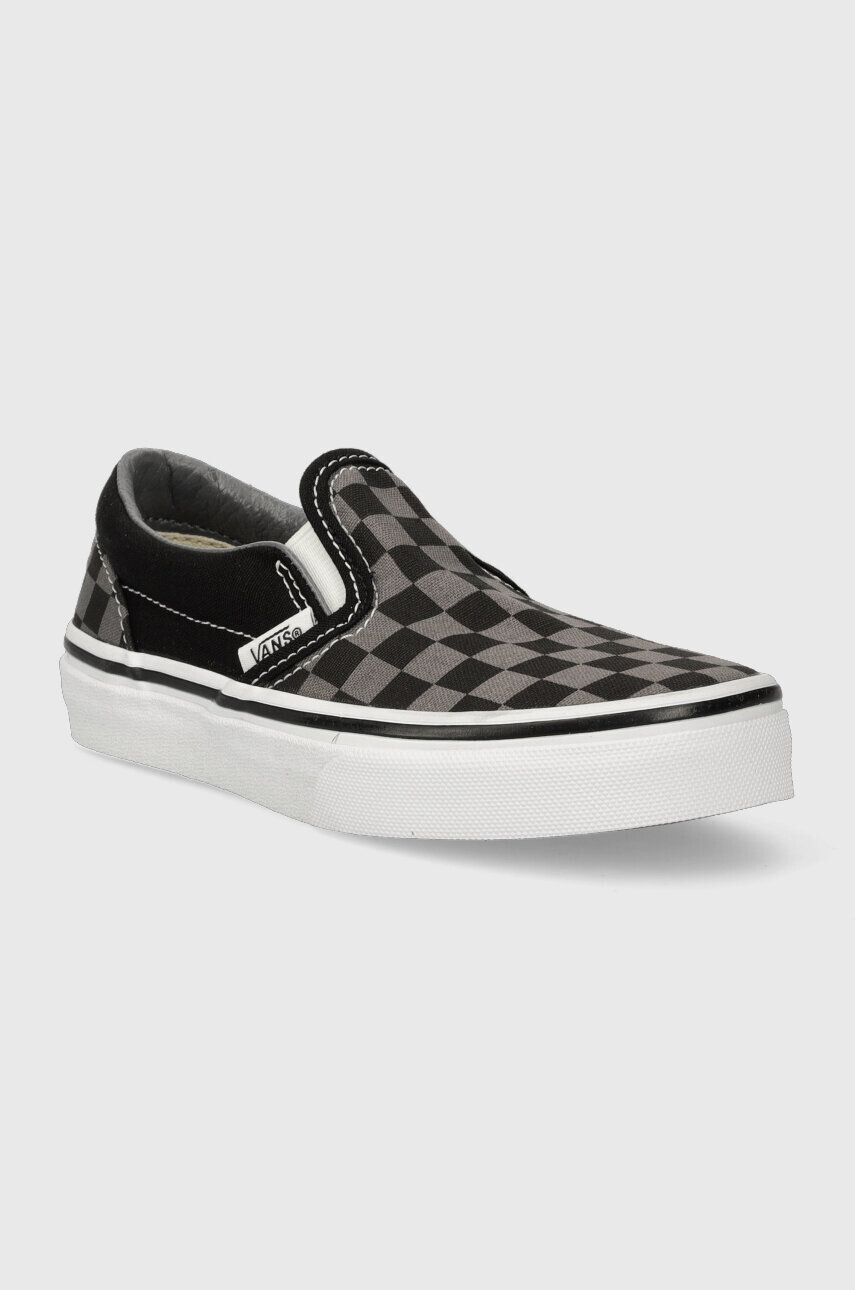 Vans Detské tenisky UY Classic Slip-On VN000ZBUEO01 šedá farba - Pepit.sk