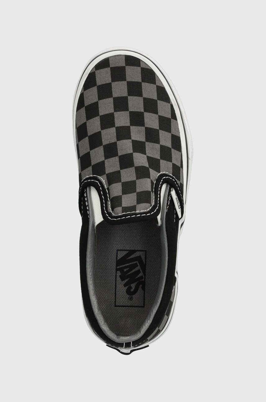 Vans Detské tenisky UY Classic Slip-On VN000ZBUEO01 šedá farba - Pepit.sk