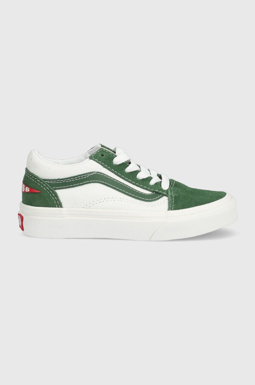 Vans Detské tenisky UY Old Skool BLACK zelená farba - Pepit.sk