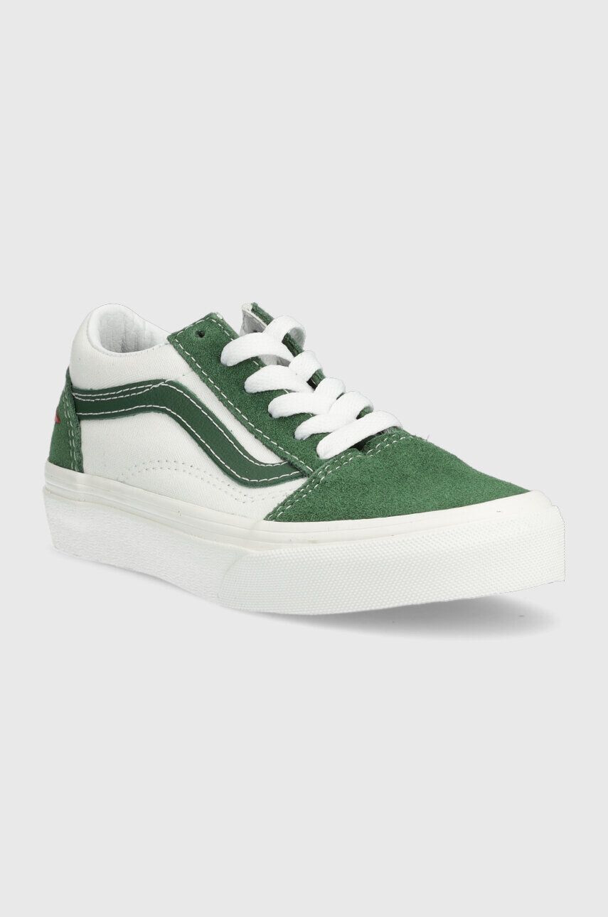 Vans Detské tenisky UY Old Skool BLACK zelená farba - Pepit.sk