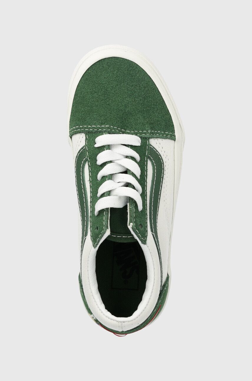 Vans Detské tenisky UY Old Skool BLACK zelená farba - Pepit.sk