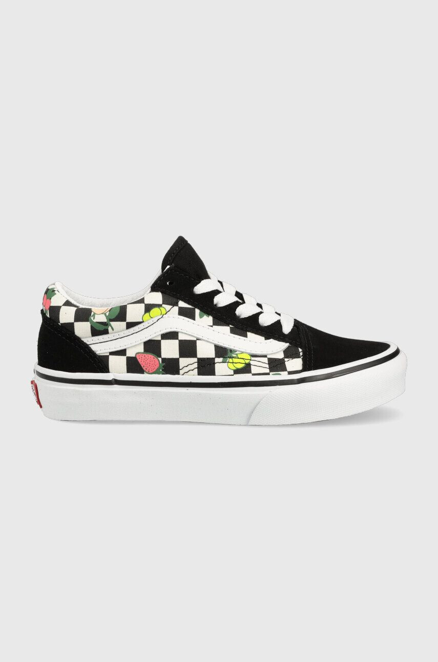 Vans Detské tenisky UY Old Skool FRTC BLKWH čierna farba - Pepit.sk