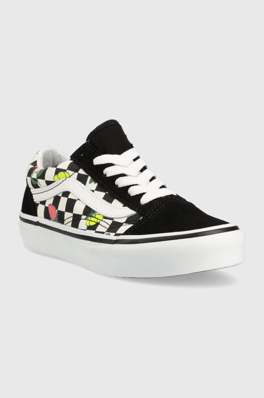 Vans Detské tenisky UY Old Skool FRTC BLKWH čierna farba - Pepit.sk