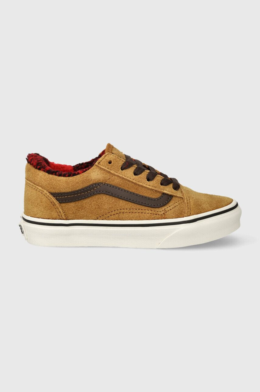 Vans Detské tenisky UY Old Skool VN0A7Q5F1M71 hnedá farba - Pepit.sk