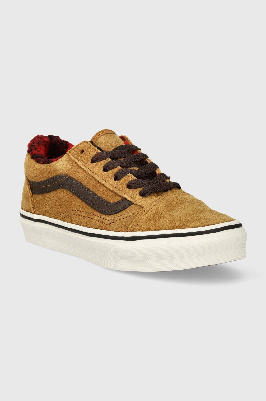 Vans Detské tenisky UY Old Skool VN0A7Q5F1M71 hnedá farba - Pepit.sk