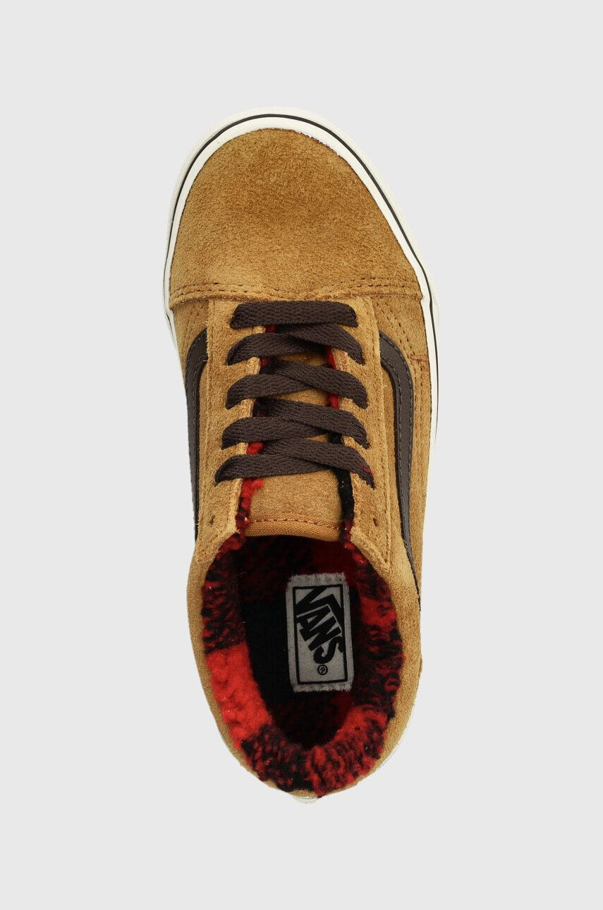 Vans Detské tenisky UY Old Skool VN0A7Q5F1M71 hnedá farba - Pepit.sk