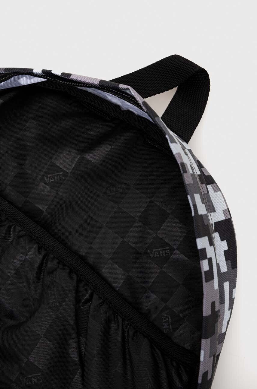 Vans Detský ruksak VN000628AF11 NEW SKOOL BACKPACK šedá farba veľký vzorovaný - Pepit.sk