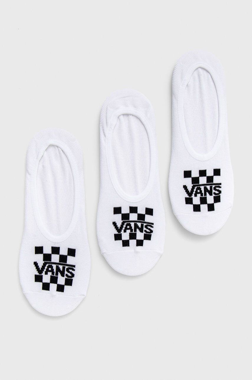 Vans Ponožky VN0A7S9AWHT1-WHITE pánske biela farba - Pepit.sk