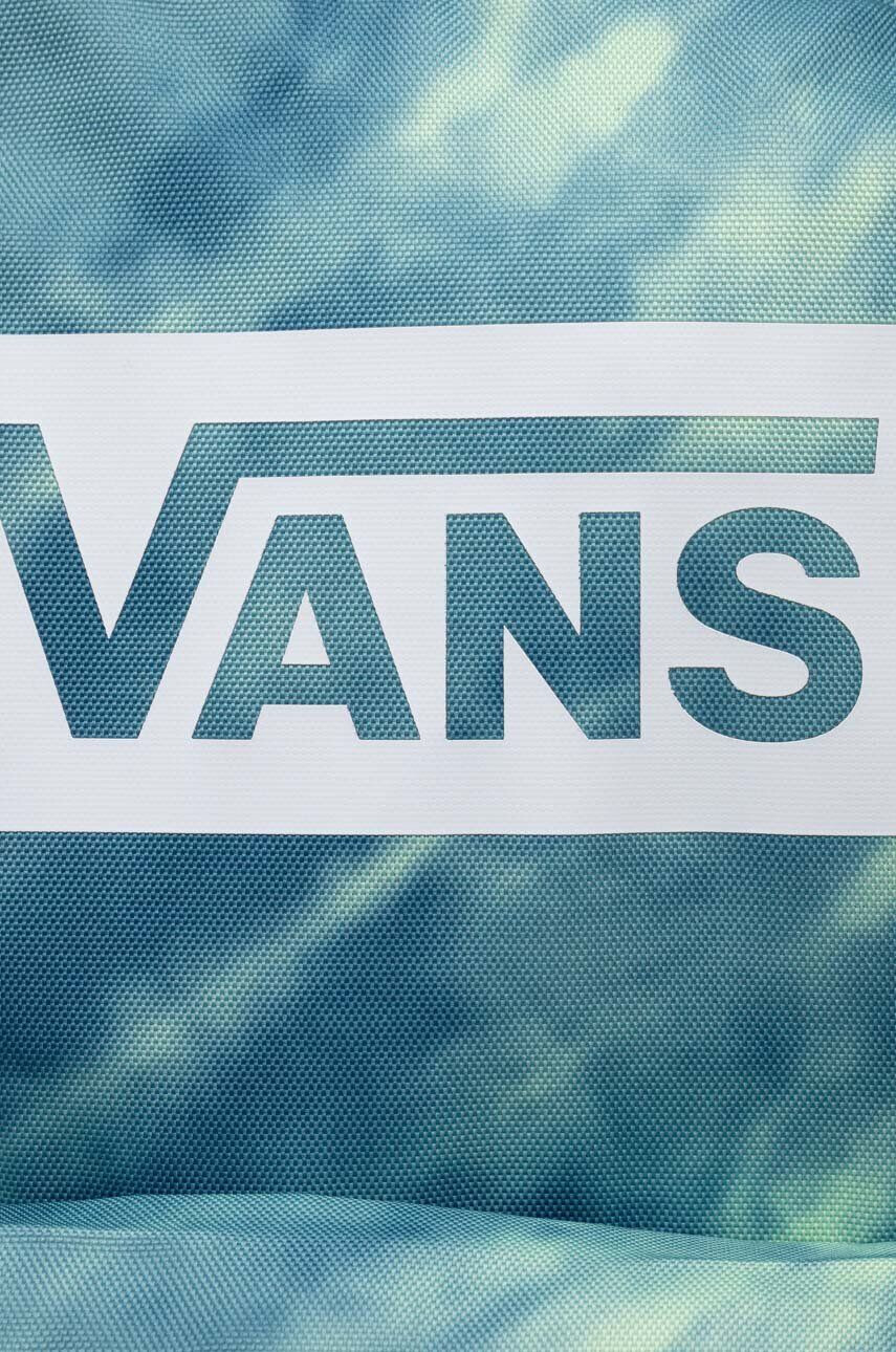 Vans Ruksak zelená farba veľký s nášivkou - Pepit.sk