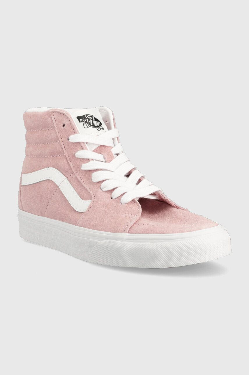 Vans Semišové tenisky SK8-Hi VN0A4BVT2PT1-PIG.SUEDE ružová farba VN0A4BVT2PT1 - Pepit.sk