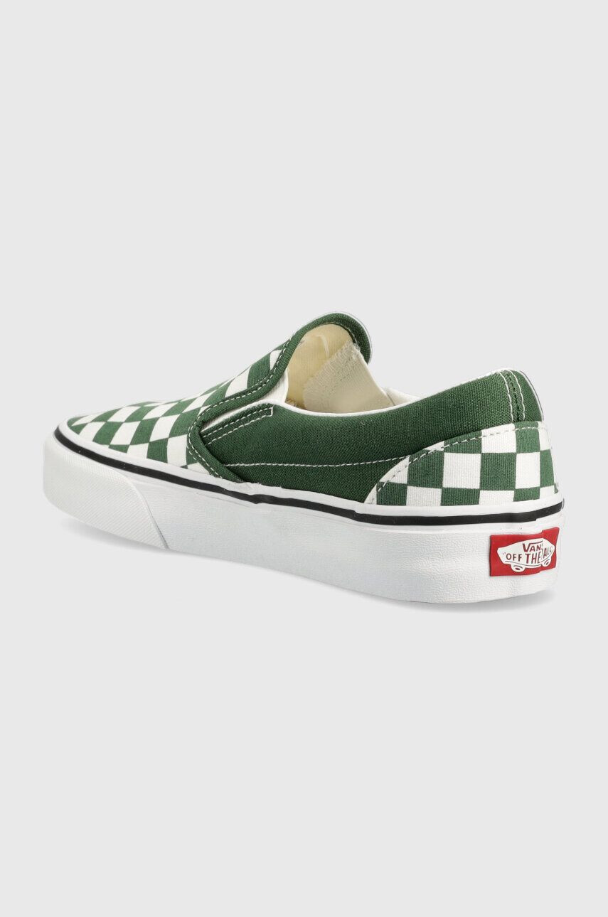 Vans Tenisky Classic Slip-On zelená farba VN0A7Q5D6QU1 - Pepit.sk