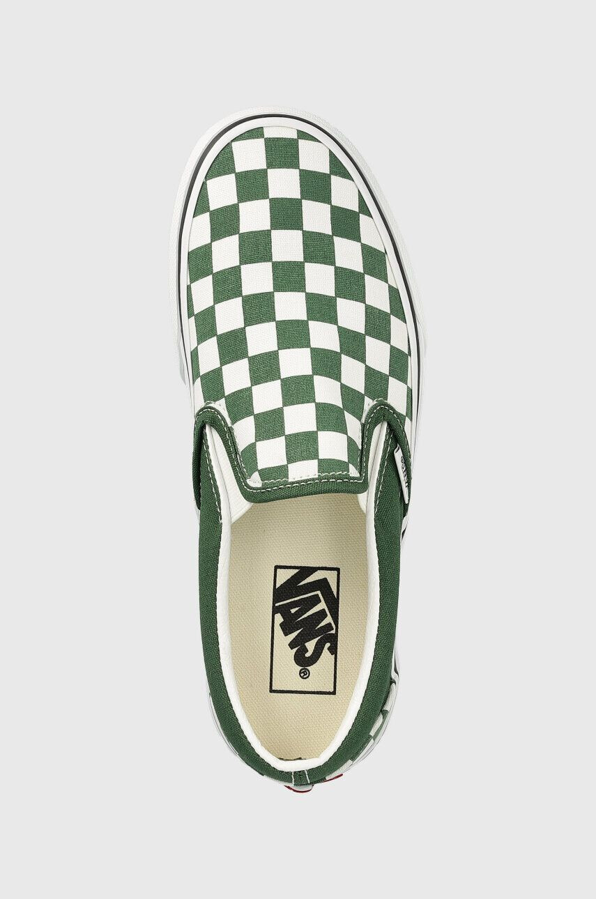 Vans Tenisky Classic Slip-On zelená farba VN0A7Q5D6QU1 - Pepit.sk