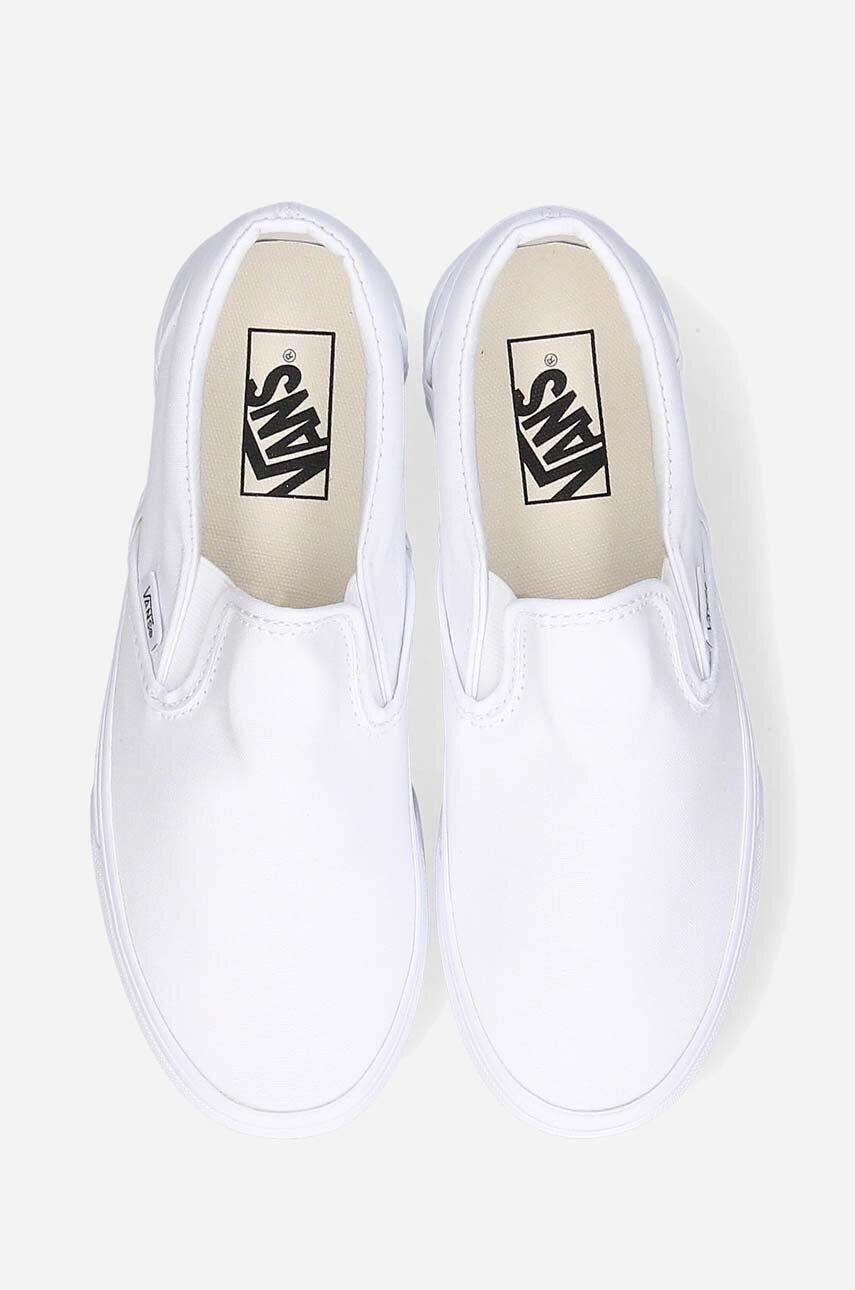 Vans Tenisky Classic Slip-On Stackf V VN0A7Q5RW00-white biela farba - Pepit.sk