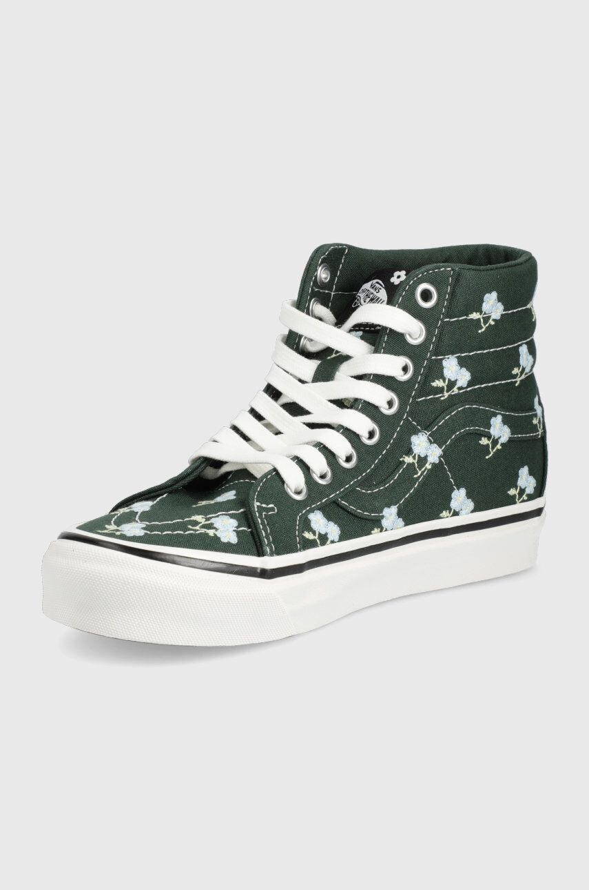 Vans Tenisky Ua Sk8-hi 38 Dx VN0A5KRIYRN1-MISC dámske zelená farba - Pepit.sk