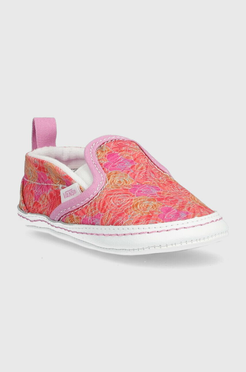 Vans Topánky pre bábätká IN Slip On V Crib ROSE MPINK ružová farba - Pepit.sk