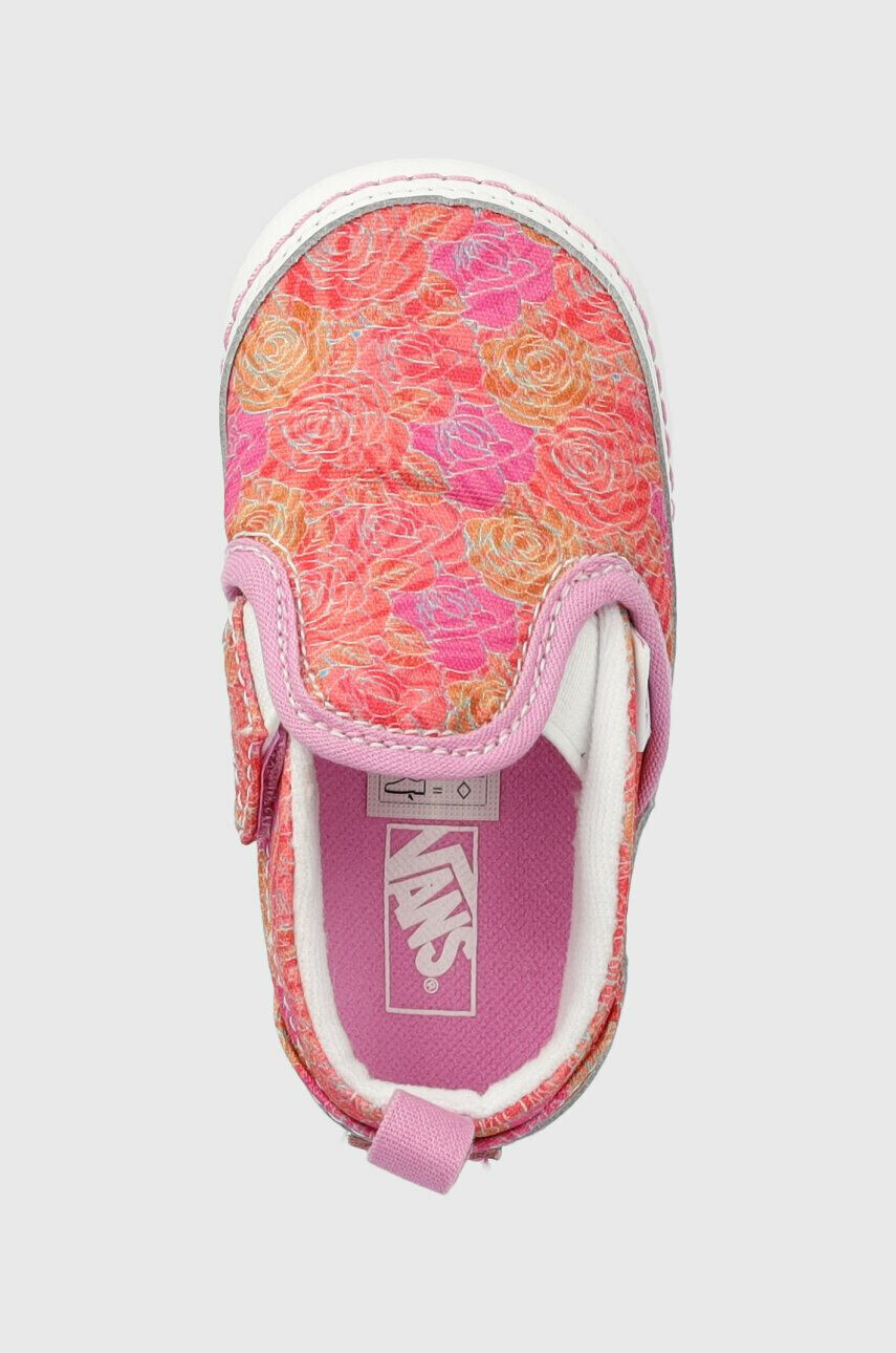 Vans Topánky pre bábätká IN Slip On V Crib ROSE MPINK ružová farba - Pepit.sk