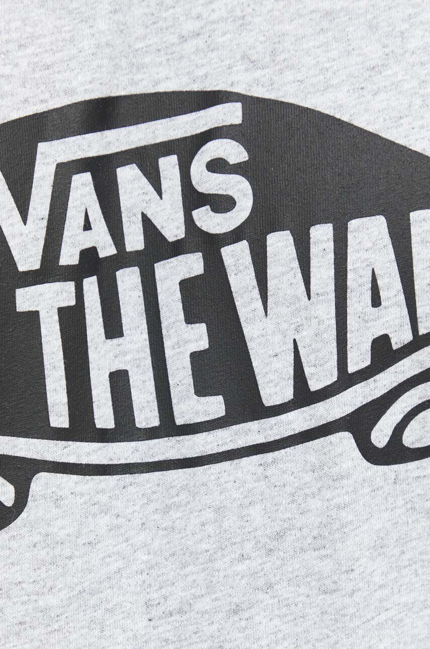 Vans Tričko pánske šedá farba s potlačou - Pepit.sk