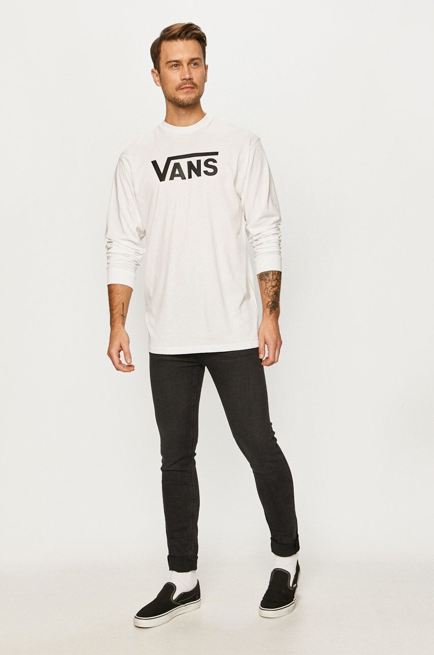 Vans Tričko s dlhým rukávom VN000K6HYB21-WHITE - Pepit.sk